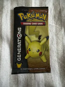 Pokemon TCG Generations Booster Pack Sealed Pikachu Artwork - Image 1