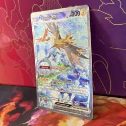 Pokemon TCG Zapdos EX 202/165 Scarlet & Violet 151 Holo Card Near Mint Condition - Image 3
