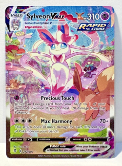 Pokemon- Sylveon Vmax-Evolving Skies 212/203 Secret Rare- Alt. Art 2021 - Image 1