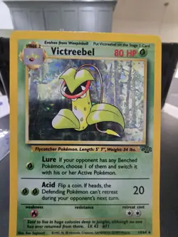 Wizards Pokemon TCG Victreebel Jungle Holo Rare 14/64 1999 80 HP Eng Stage 2 - Image 1