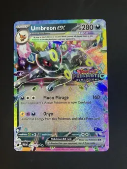 Umbreon ex 060/131 Prismatic Evolutions Stamp - Promo - NM - Pokemon TCG - Image 1