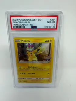 Pokemon Pikachu #SWSH234 Pokemon Promo PSA 8 - Image 1