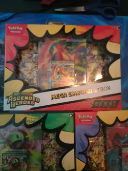 Pokemon Mega Evolution Ascended Heroes Ex Box Set of 3 Factory Sealed - Image 2