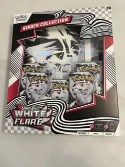 Pokemon TCG Scarlet & Violet White Flare Binder Collection - FACTORY SEALED - Image 1
