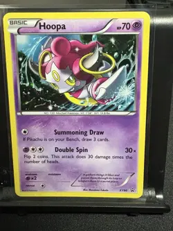 Pokemon TCG - Hoopa XY Promos XY90 Black Star Promo Holo NM/LP - Image 1
