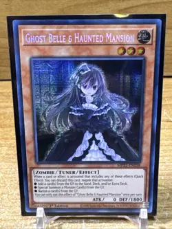 1x Yu-Gi-Oh! Ghost Belle & Haunted Mansion - MP22-EN258 - Prismatic -1st Ed - NM - Image 1