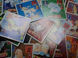 Pokemon Card Amada Sticker Non Holo x60 Poliwrath Arcanine Rapidash etc #4619 - Image 3
