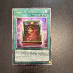 Yugioh! 1x Book of Eclipse RA02-EN054 Quarter Century Secret Rare 1st Ed NM - Image 1