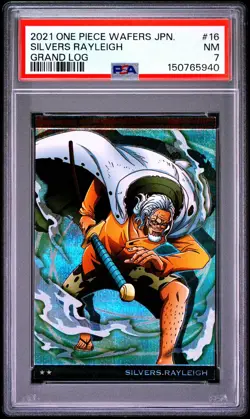 2021 ONE PIECE WAFERS JAPANESE GRAND LOG #16 SILVERS RAYLEIGH PSA 7 - Image 1