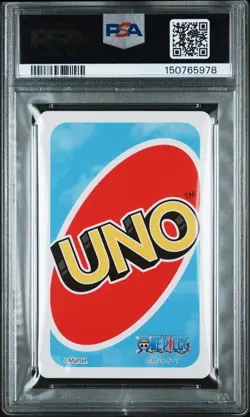 2024 UNO ONE PIECE WILD-DRAW 4 MARSHALL D. TEACH PSA 10 - Image 2