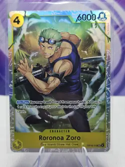 Roronoa Zoro OP15-113 SR Adventure on Kami's Island One Piece TCG EN NM - Image 1