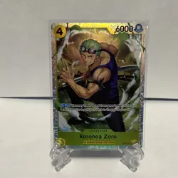 One Piece TCG Adventure On Kami’s Island Roronoa Zoro OP15-113 SR English - Image 1