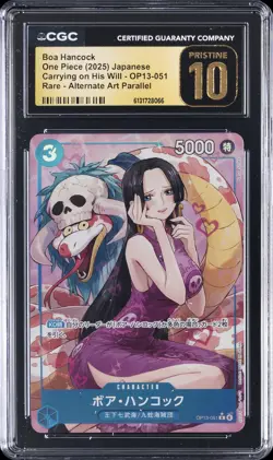 2025 ONE PIECE CARRYING ON HIS WILL JAPANESE BOA HANCOCK CGC 10 PRISTINE - Image 1