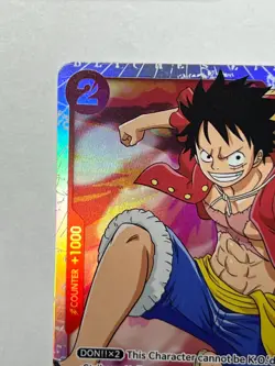 Monkey.D.Luffy OP01-024 - Romance Dawn- SR Near-Mint Super Rare English - Image 2