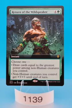 MTG Return of the Wildspeaker (Extended Art) Throne of Eldraine Regular #373 - Image 1