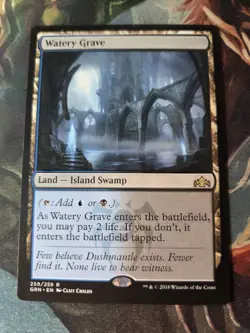 Watery Grave - Guilds of Ravnica GRN - Near Mint MTG Magic Shock Land - Image 2