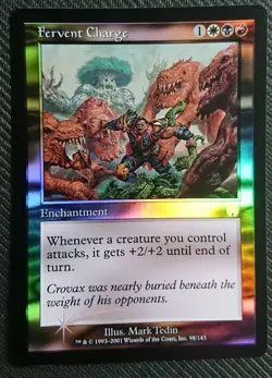 Mtg Passionate Charge Old Frame Foil English Version Apc Edh - Image 1
