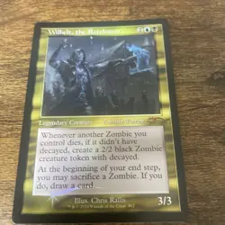 Mtg Old Frame: The Great Masquerade Of Corruption Wilhelt Foil English - Image 1