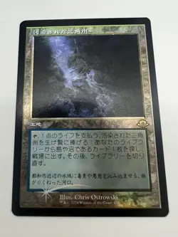 Mtg Contaminated Delta Old Framed Japanese Edition Foil - Image 1