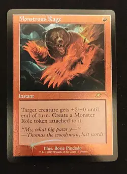 Mercari Delivery Mtg Giant Monster'S Anger Promo Old Box Foil Showdown - Image 1