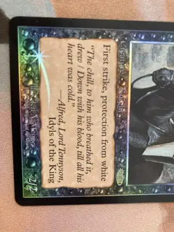 Dci Promo Black Knight Foil English Mtg En Old Frame - Image 3