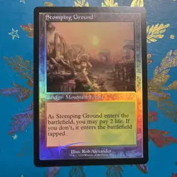 Mtg The Land Where Stomps Foil Old Frame English - Image 1