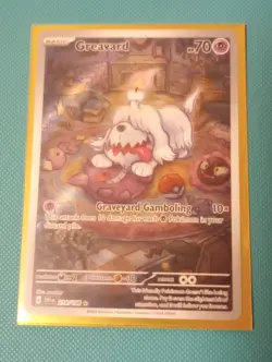 Pokemon Greavard Illustration Rare 214/198 Scarlet & Violet Base Set Mint/NM - Image 2