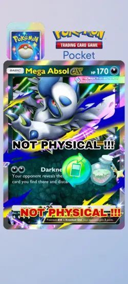 MEGA ABSOL EX ENG | POKEMON TCG POCKET GAME | NOT PHYSICAL!!! - NOT PHYSICAL!!! - Image 1