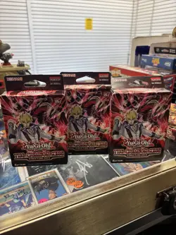 Yu-Gi-Oh! Crimson King Structure Deck - Triple Pack NEW TCG - Image 1