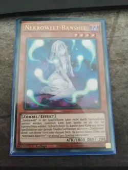 YU GI OH Nekrowelt Banshee GFP2-DE114 ULTRA RARE 1.Auflage Zombie tcg - Image 1