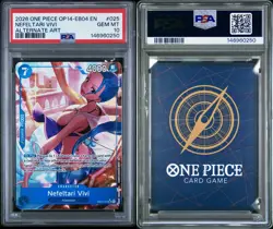 2026 ONE PIECE OP14-EB04 #025 NEFELTARI VIVI - ALTERNATE ART - GEM MT PSA 10 - Image 3