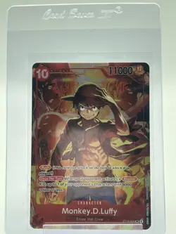 MONKEY.D.LUFFY ONE PIECE CARD GAME ST10-006 SR STRAW HAT CREW Q0165 - Image 1