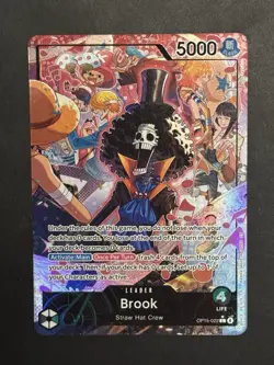OP15-022 Brook Alt Art Leader Adventure on Kami’s Island One Piece TCG English - Image 1