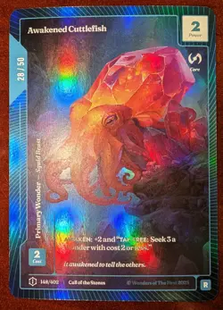 2026 Wonders Of The First COTS Open Dragon Pack w/ 28/50 Awakened Cuttlefish - Image 2