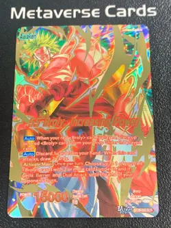 Dragon Ball Super Card Game #BT29-002 SLR SS Broly,Increasing Power English - Image 1