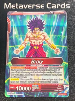 Dragon Ball Super Card Game #BT29-002 SLR SS Broly,Increasing Power English - Image 2