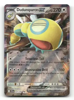 Dudunsparce ex 121/159 - Journey Together - Pokemon Card NM/M - Image 1