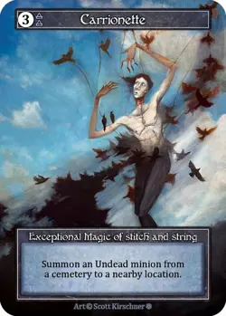 FOIL Sorcery Contested Realm - Carrionette (Foil) - Gothic (GT) - Image 1