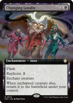 Changing Loyalty (Extended Art) | Commander: Secrets of Strixhaven (SOC) | MTG - Image 1