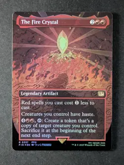 2025 Magic: The Gathering THE FIRE CRYSTAL #0337 Final Fantasy Rare Foil - Image 1