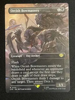 Orcish Bowmasters - Borderless - Magic MTG 2023 Lord of the Rings NM - Image 1