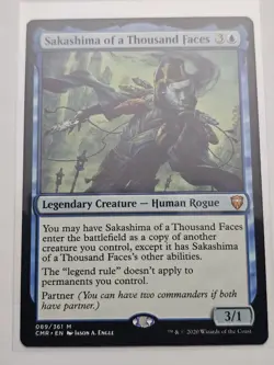 Mtg - Sakashima of a Thousand Faces - Commander Legends - Mythic - #89 - NM - Image 1