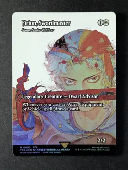 2025 MTG FIRION, SWORDMASTER #0003 Final Fantasy Rare Showcase Foil - Image 1