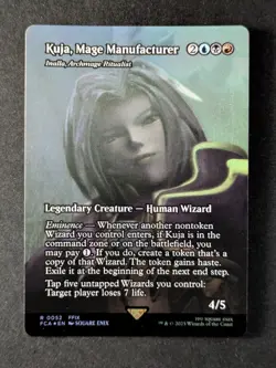 2025 Magic: The Gathering KUJA, MAGE MANUFACTURER #0052 Final Fantasy Rare Foil - Image 1