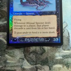 Mtg Dead Of The Abyss Old Frame Foil English - Image 3