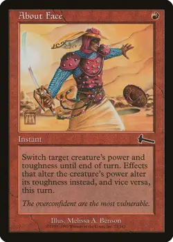 About Face Urza's Legacy MTG NM - Image 1