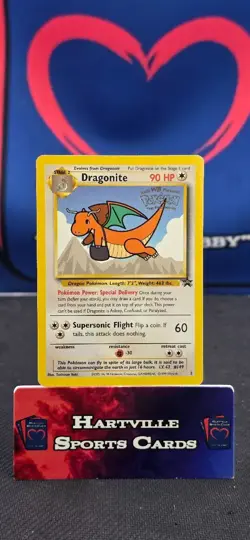 DRAGONITE Black Star Promo 5 1999 WB Pokemon The First Movie WOTC Vintage - Image 1