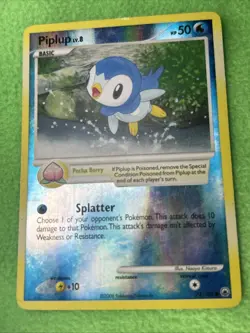 Pokemon TCG Card Game Piplup 72/100 Majestic Dawn Reverse Holo - Image 1