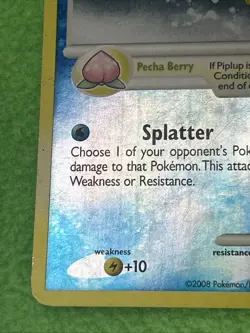 Pokemon TCG Card Game Piplup 72/100 Majestic Dawn Reverse Holo - Image 5