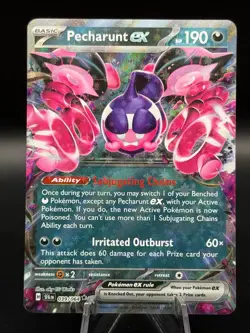 Pokemon 2024 Shrouded Fable Pecharunt EX #039/064 - Image 1